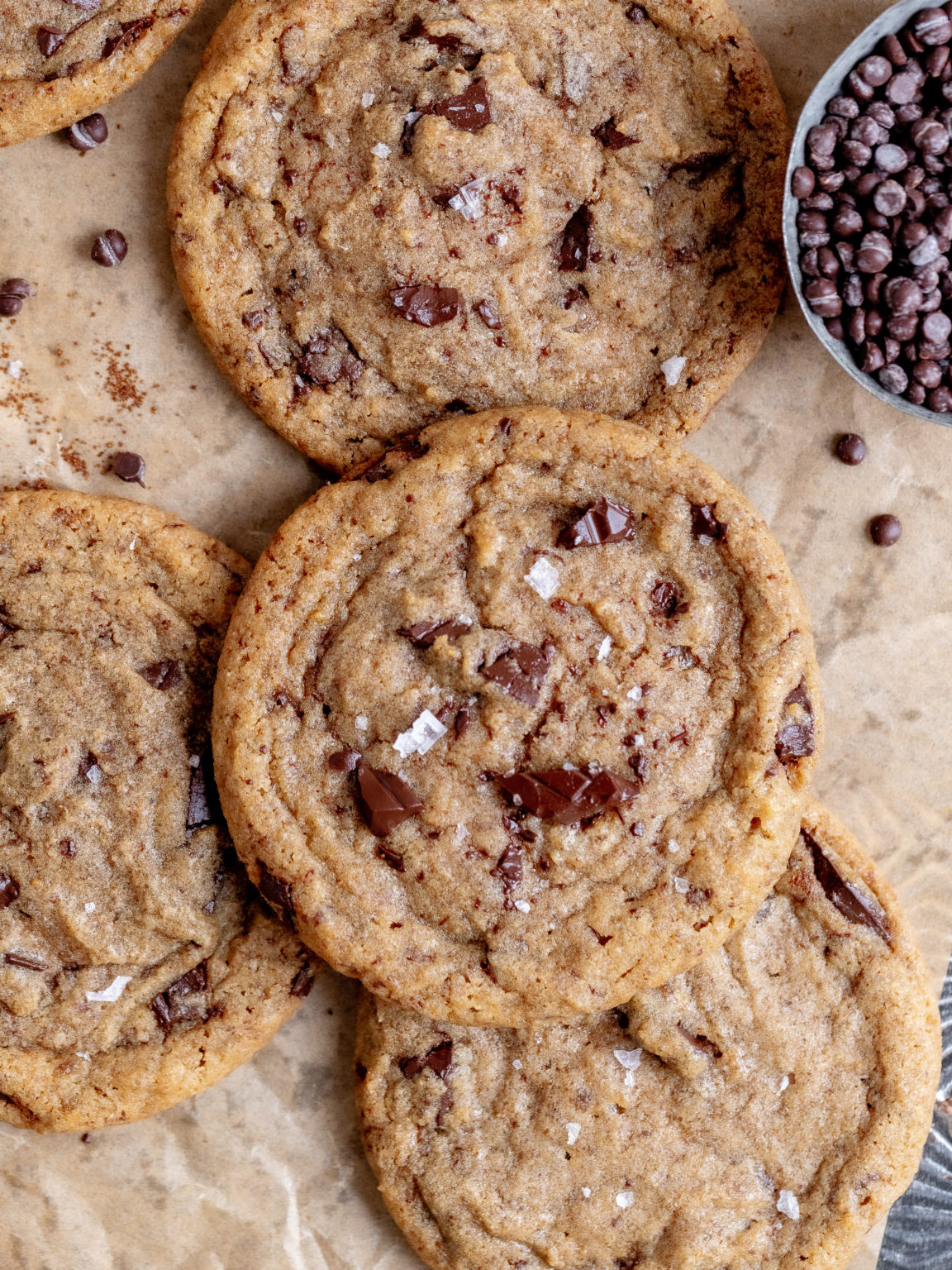 Chocolate Chip Coffee Cookies - Julie Marie Eats