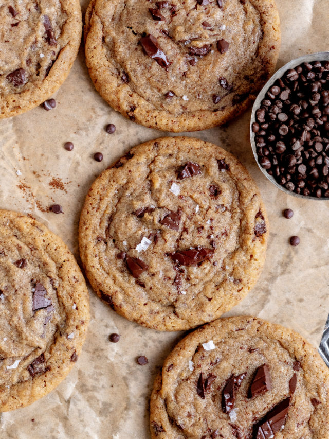 Chocolate Chip Coffee Cookies - Julie Marie Eats