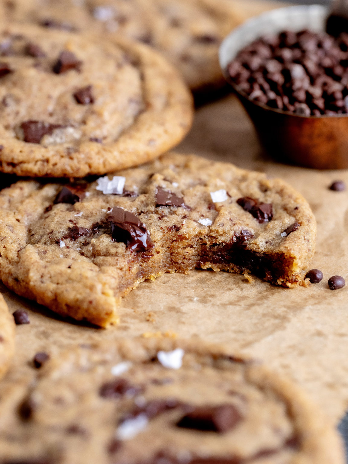 Chocolate Chip Coffee Cookies - Julie Marie Eats
