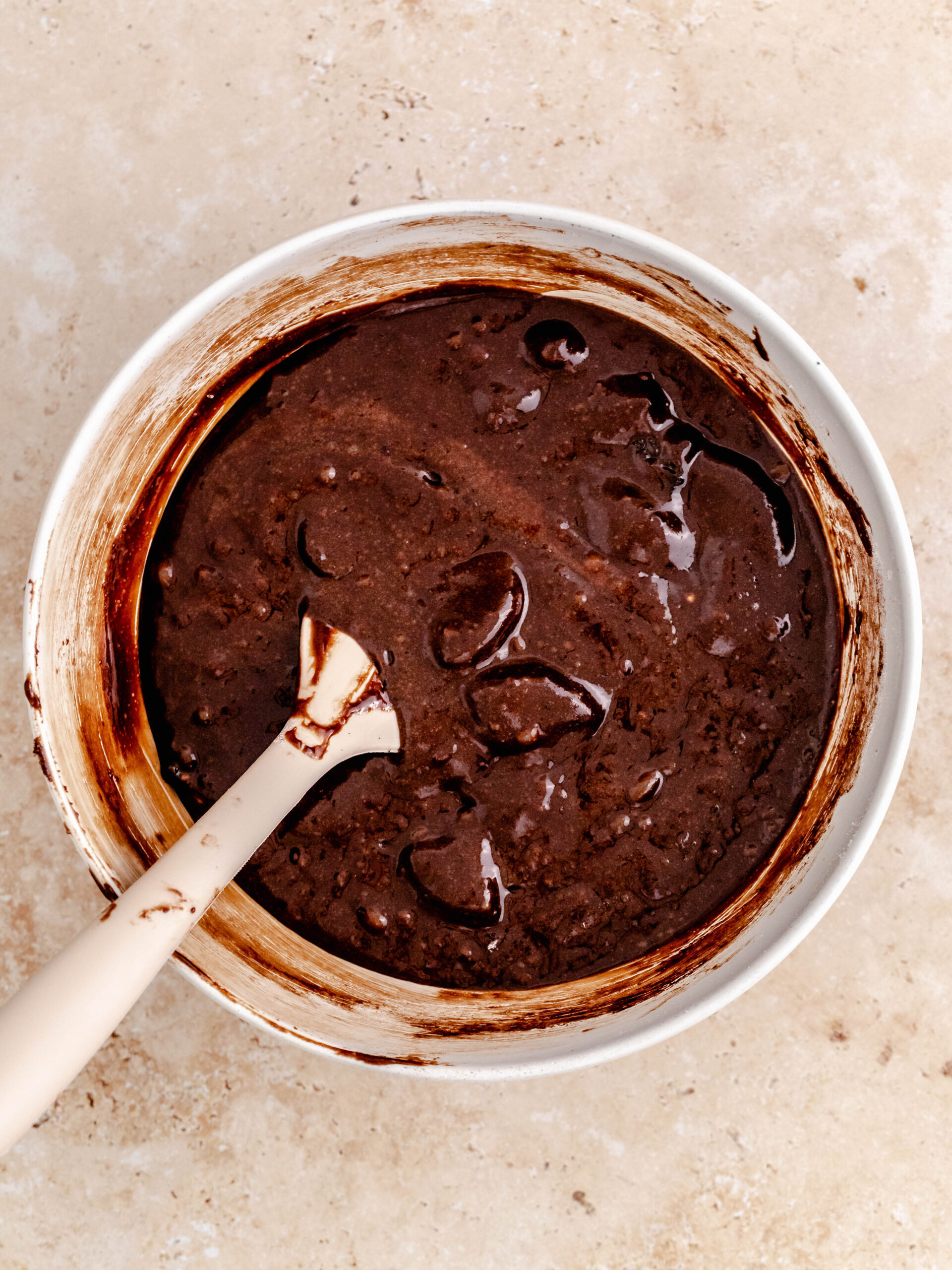 Oreo brownie dej i en skål