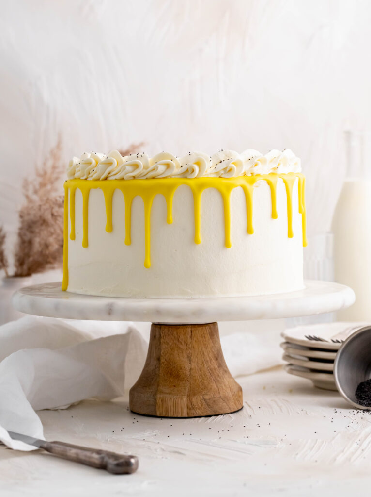 Lemon Poppy Seed Layer Cake Julie Marie Eats