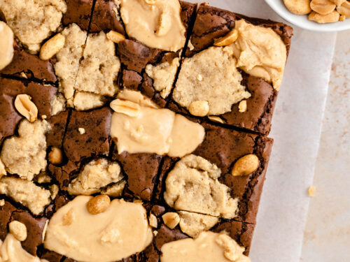 Peanut butter deals cookie brownies