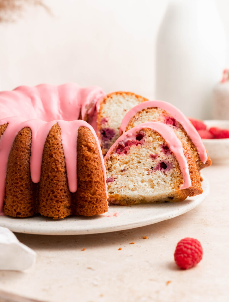 Raspberry Bundt Cake Julie Marie Eats 0813