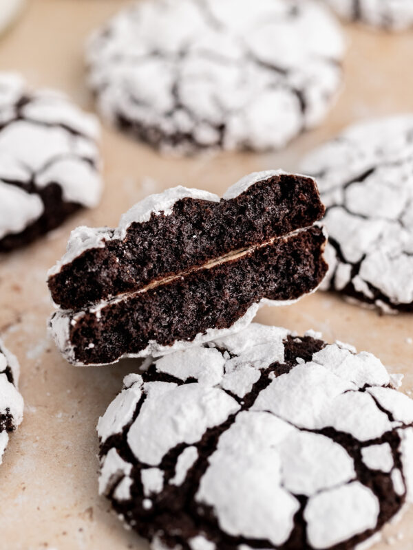 Crinkle Brownie Cookies - Julie Marie Eats