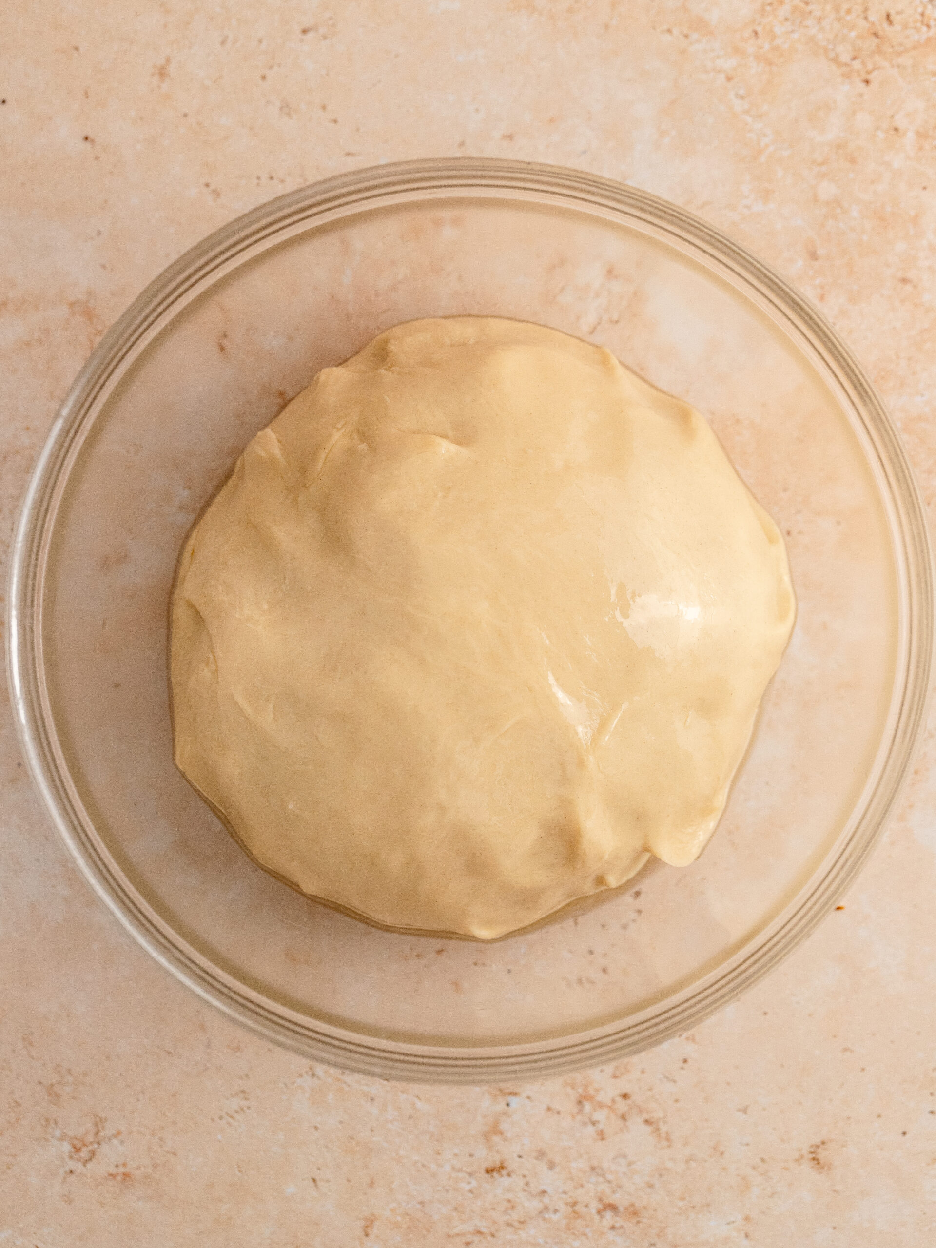 Brioche dough, 1st rise.