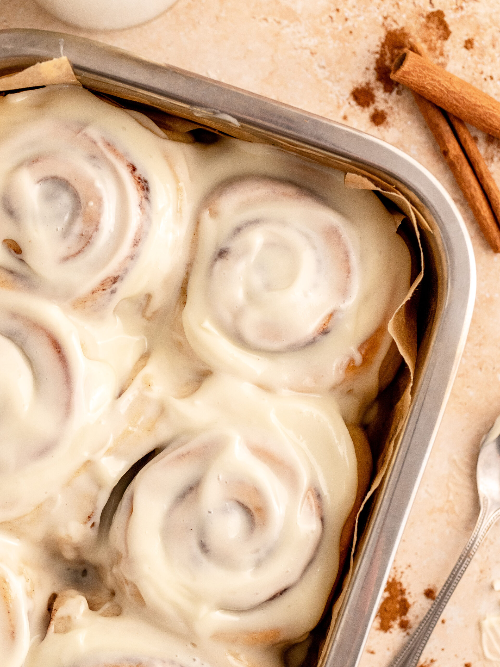 Small Batch Cinnamon Rolls for Two - One Pan of Cinnamon Rolls