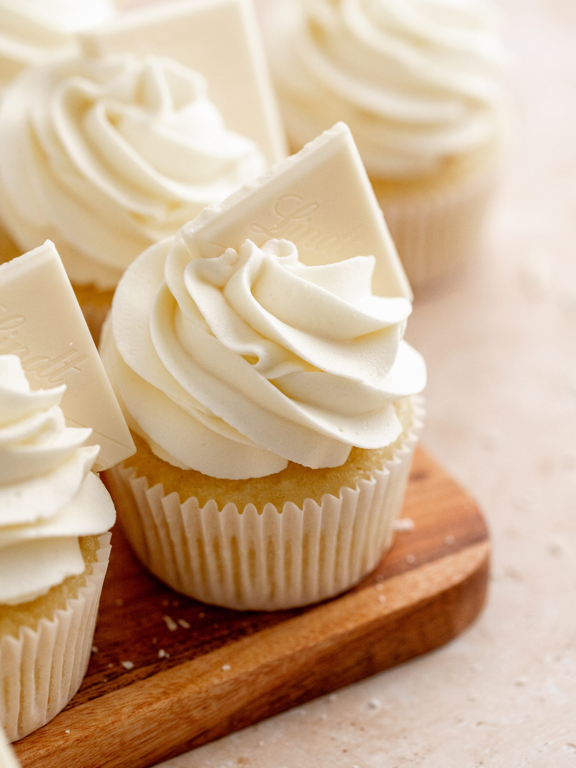 Step 10: Pipe the buttercream on the cupcakes and they are ready to be enjoyed!