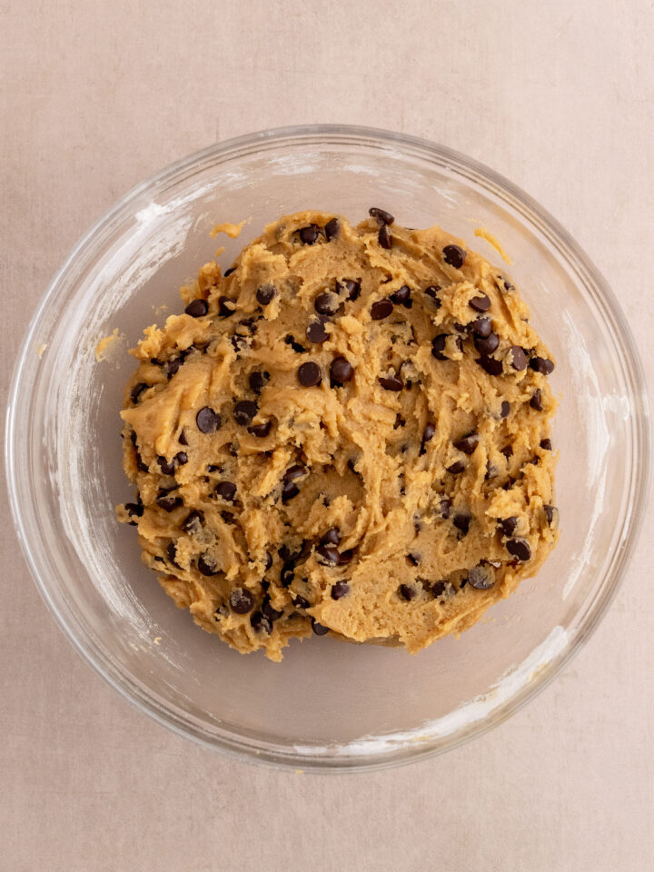 Bakery Style Chocolate Chip Cookies - Julie Marie Eats