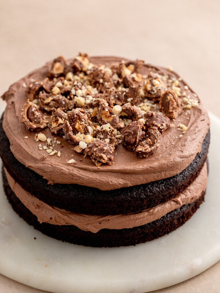 Ferrero Rocher Cake - Julie Marie Eats