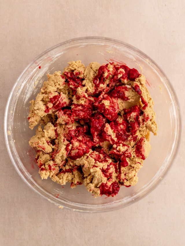 Raspberry Cheesecake Cookies - Julie Marie Eats