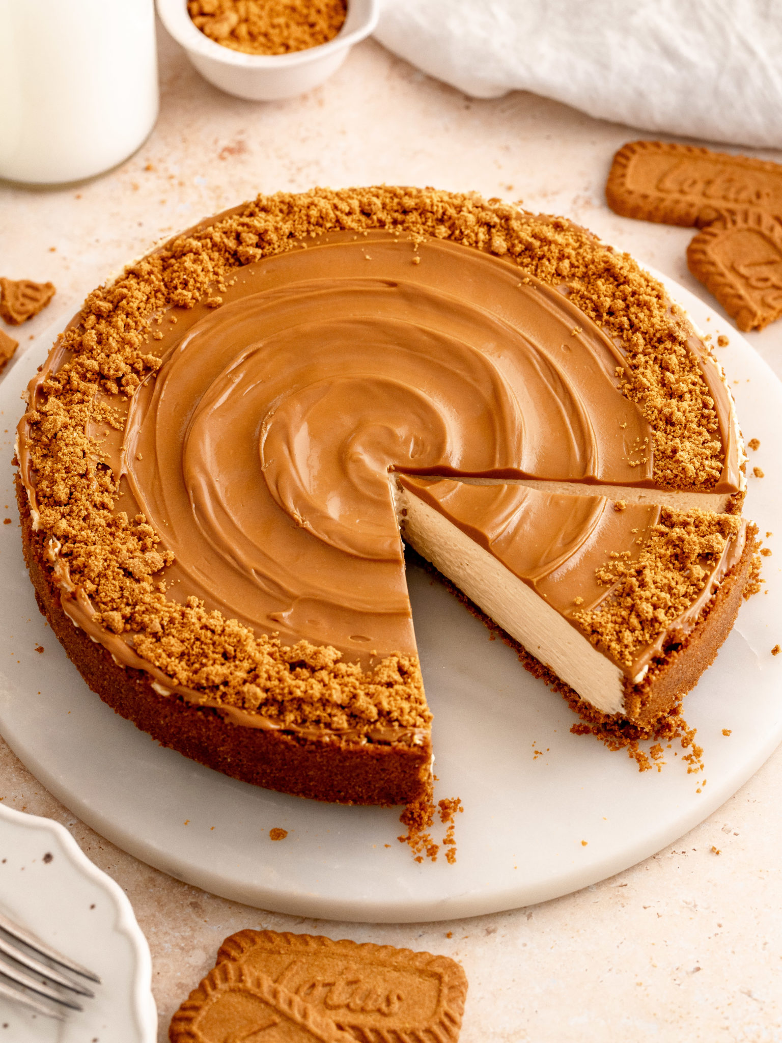 Biscoff Cheesecake Julie Marie Eats