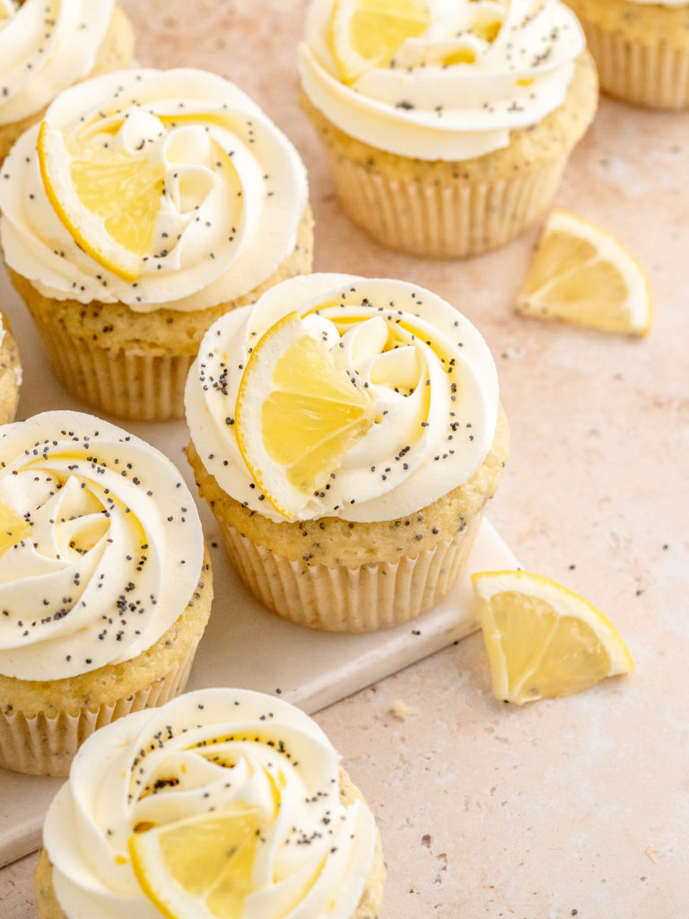 Lemon Poppy Seed Cupcakes Julie Marie Eats