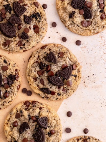 Oreos Chocolate Chip Cookies - Julie Marie Eats