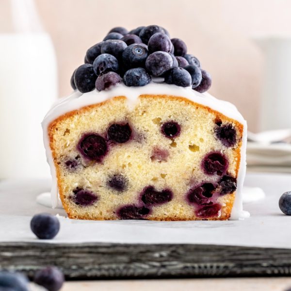 Blueberry Pound Cake - Julie Marie Eats