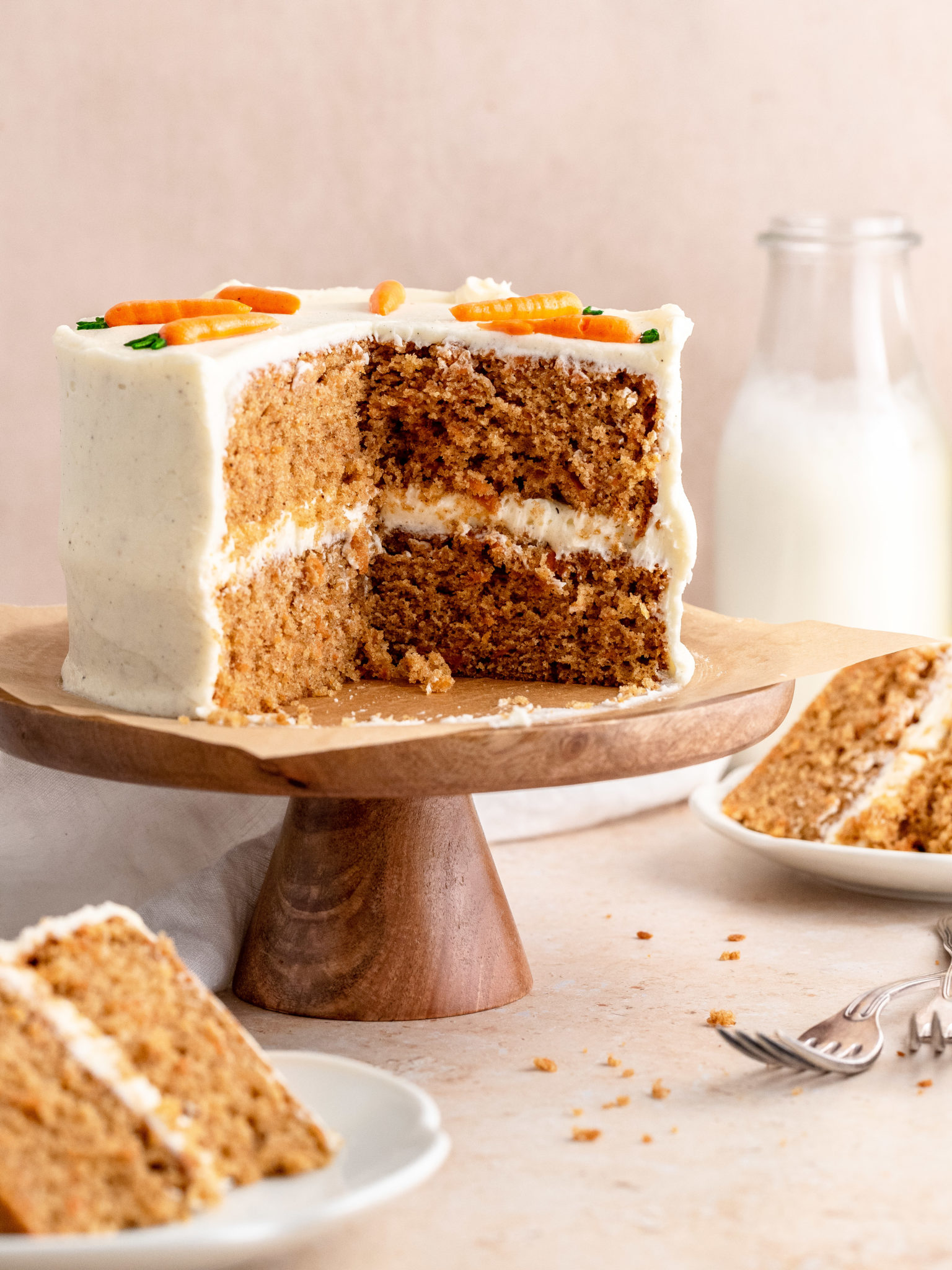 Mini Carrot Cake - Julie Marie Eats