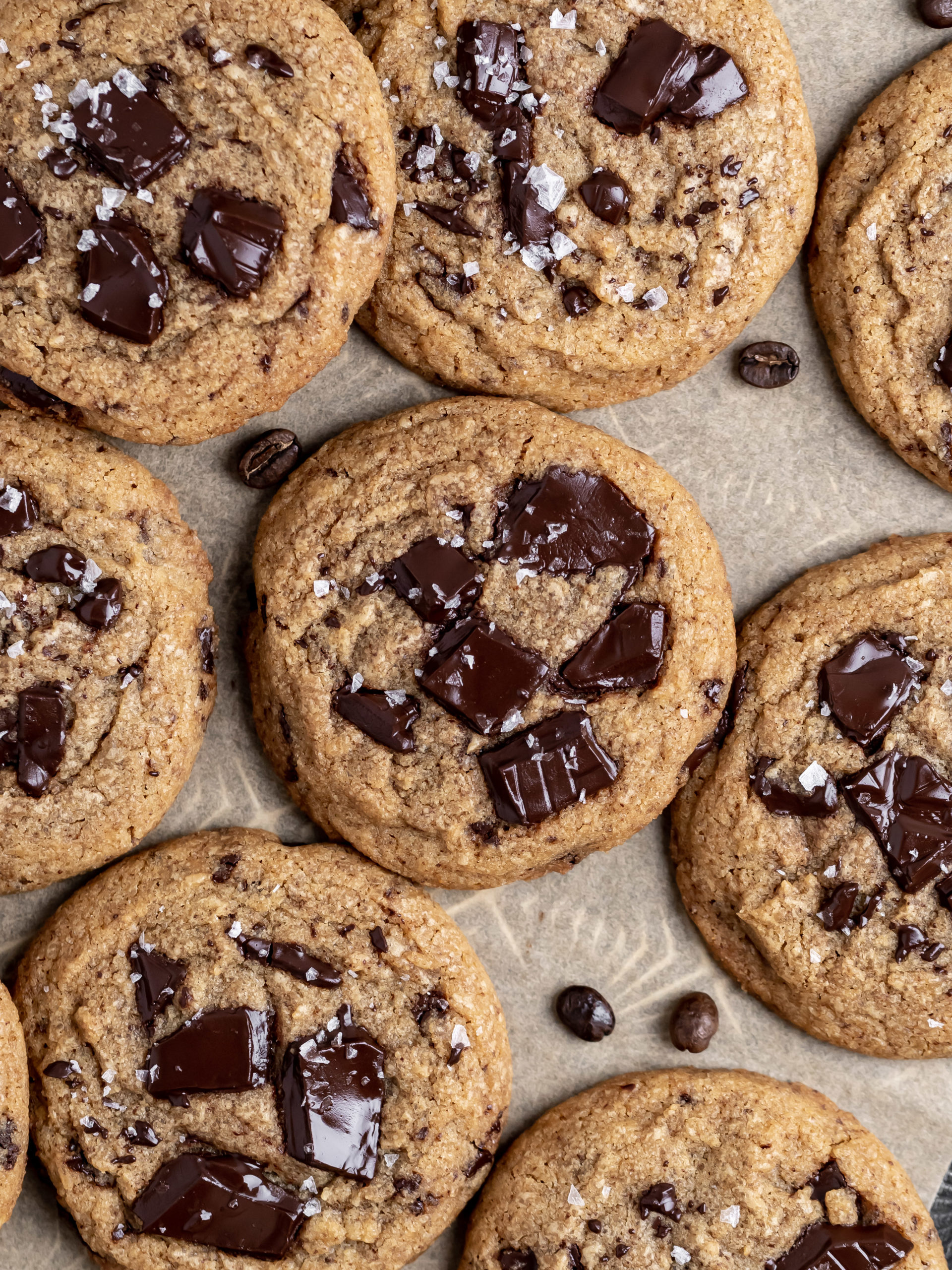 Bakery Style Chocolate Chip Cookies - Julie Marie Eats