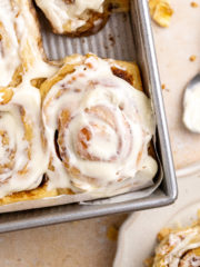 Banana Cinnamon Rolls - Julie Marie Eats