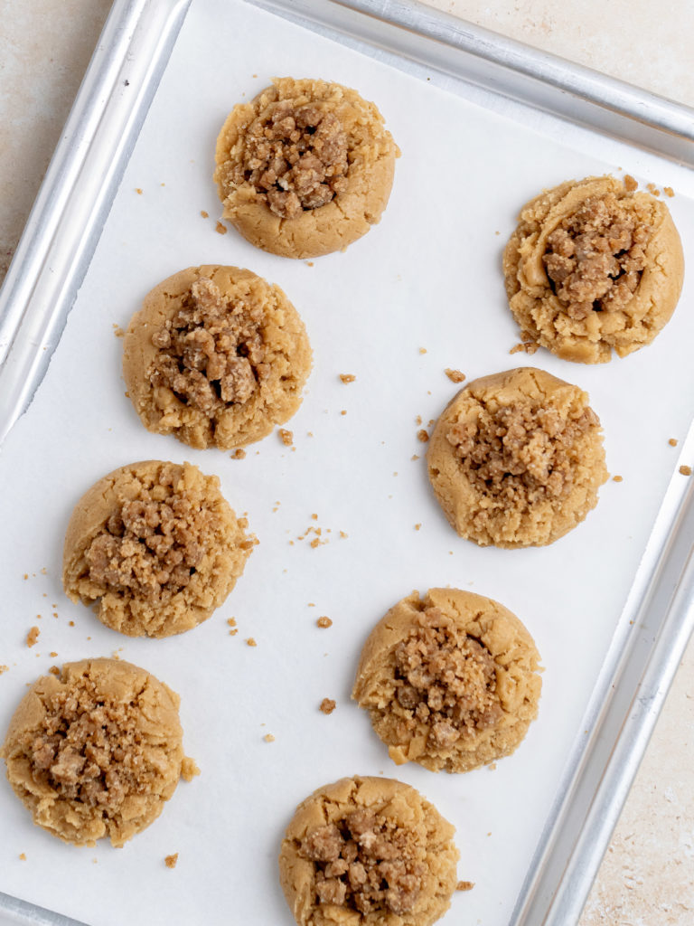 Coffee Cake Cookies - Julie Marie Eats