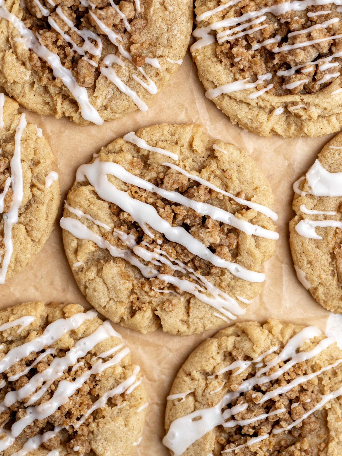 Coffee Cake Cookies - Julie Marie Eats