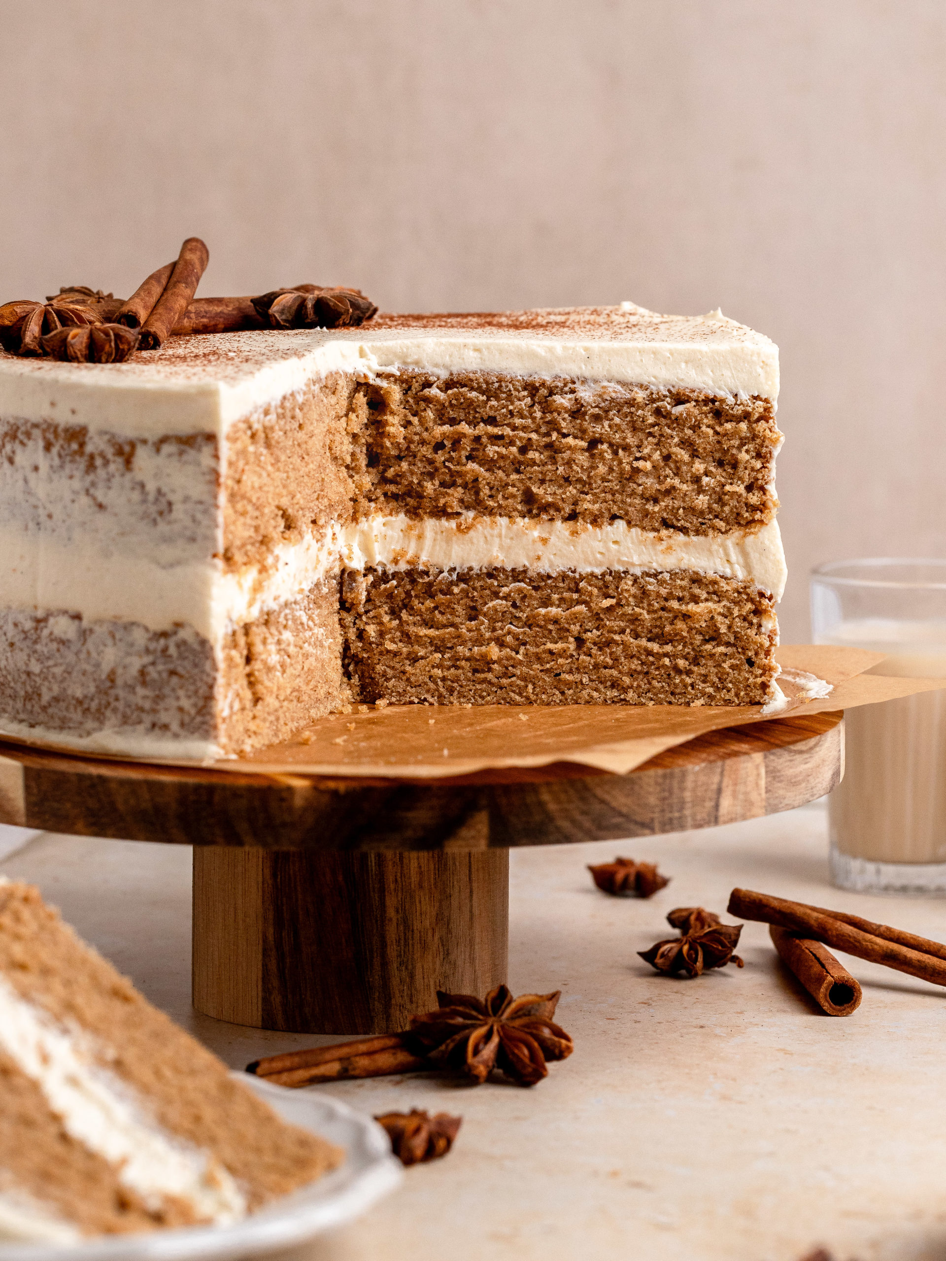 Gingerbread Layer Cake - Eats Delightful