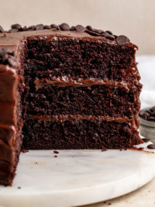 Chocolate Fudge Cake - Julie Marie Eats