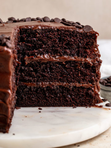 Chocolate Fudge Cake - Julie Marie Eats