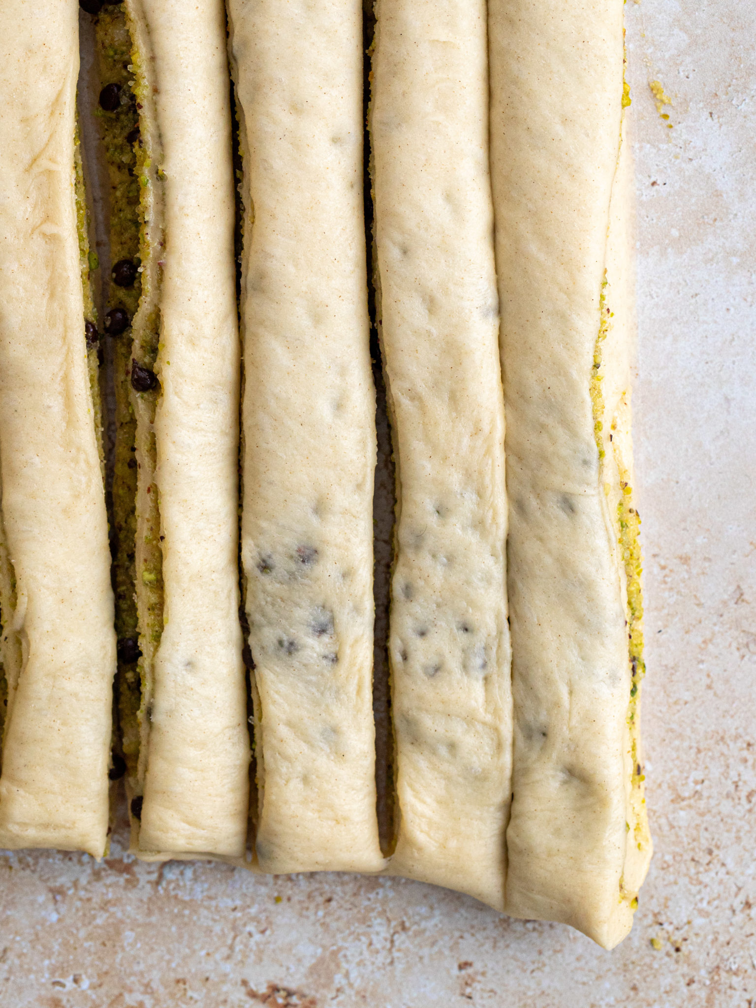 Pistachio Chocolate Rolls - Julie Marie Eats