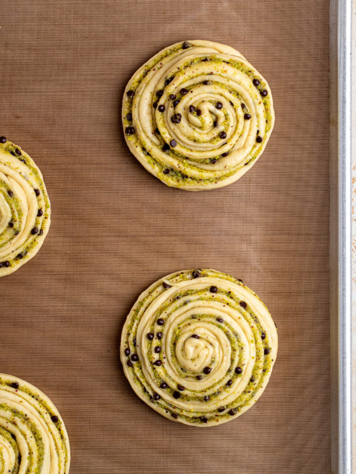 Pistachio Chocolate Rolls - Julie Marie Eats