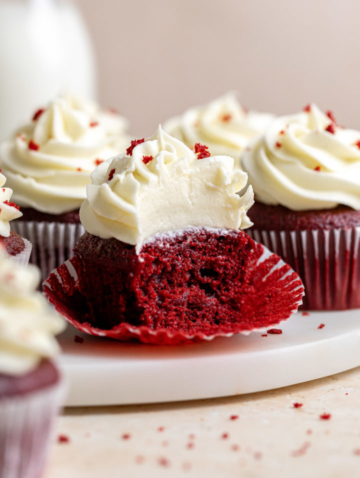 Red Velvet Cupcakes - Julie Marie Eats