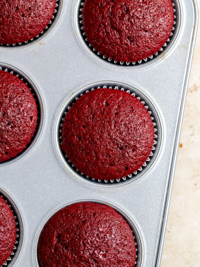Red Velvet Cupcakes - Julie Marie Eats