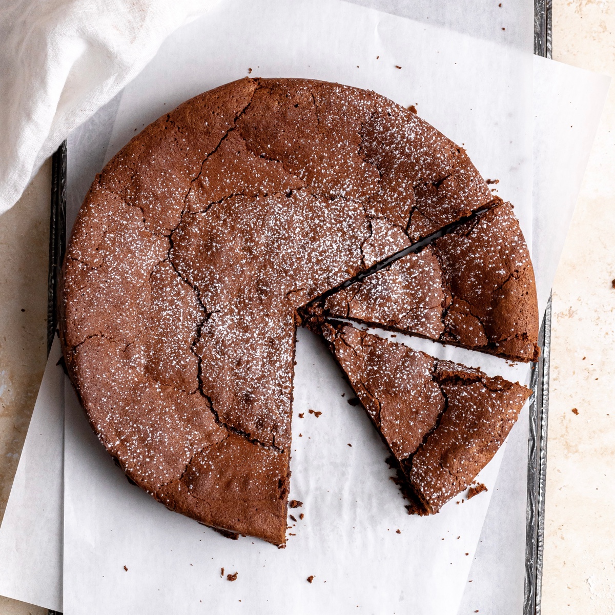 Flourless Chocolate Espresso Cake - Julie Marie Eats