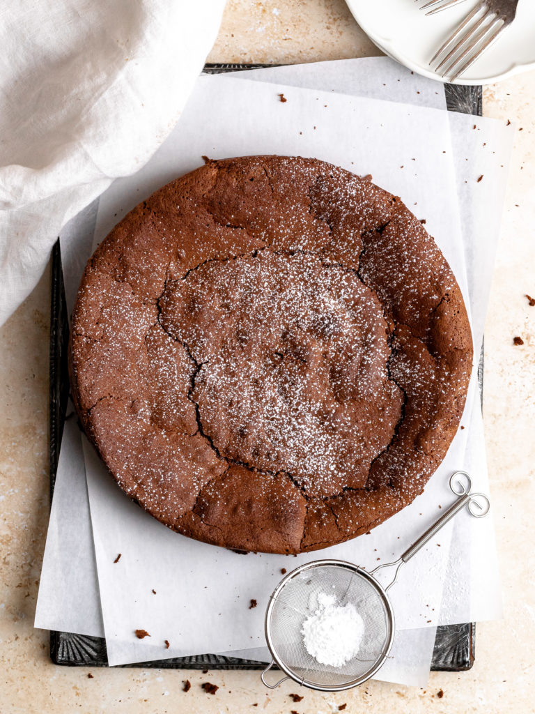 Flourless Chocolate Espresso Cake - Julie Marie Eats