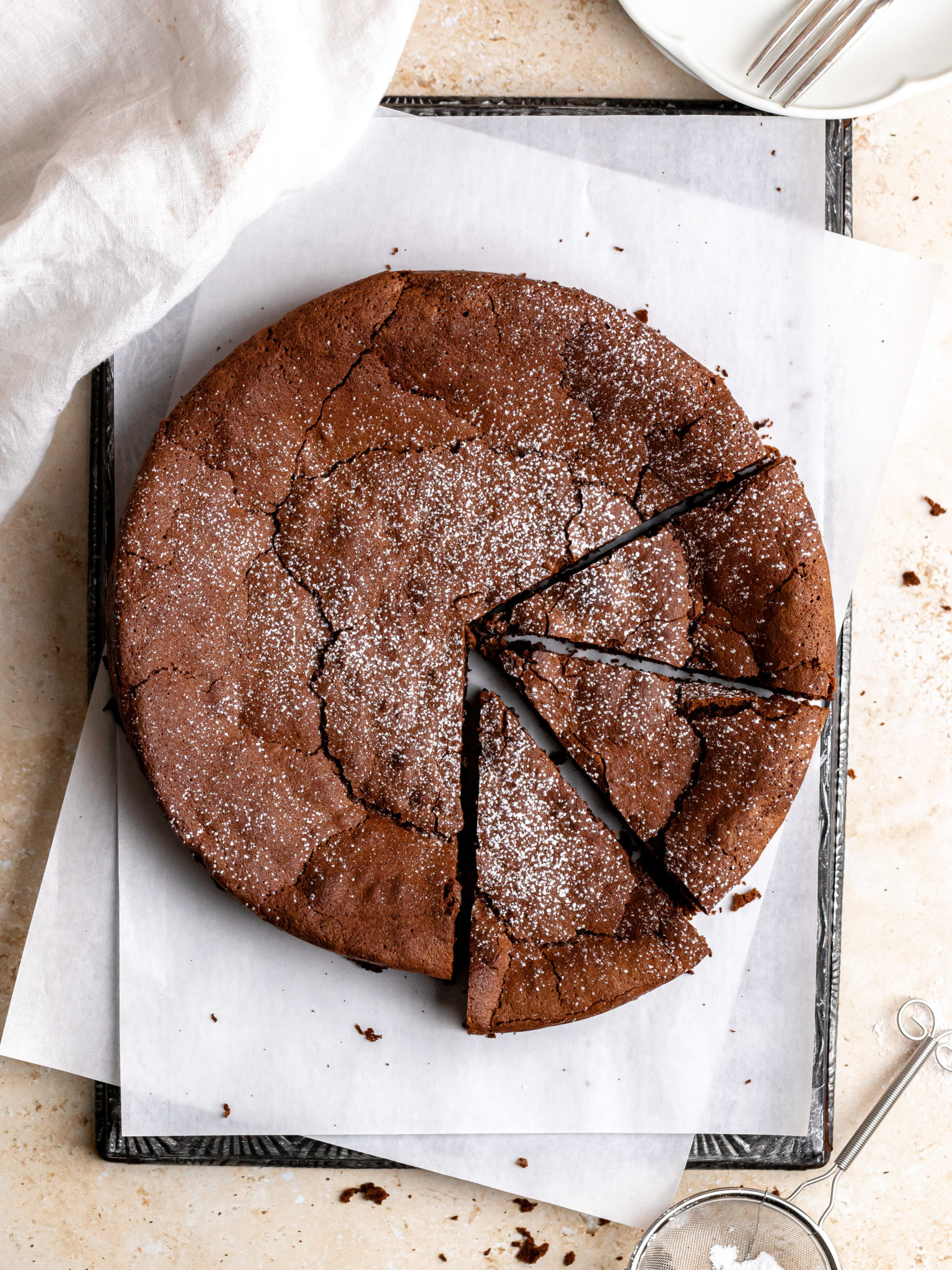 Flourless Chocolate Espresso Cake - Julie Marie Eats