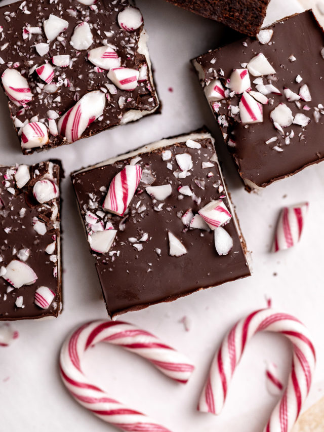 Fudgy Peppermint Brownies Julie Marie Eats