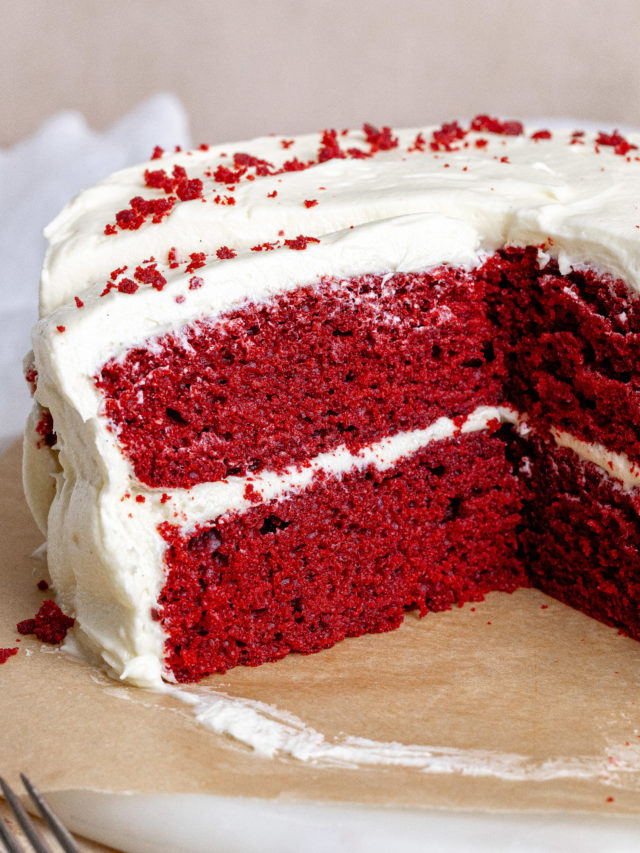 Best Red Velvet Cake - Julie Marie Eats