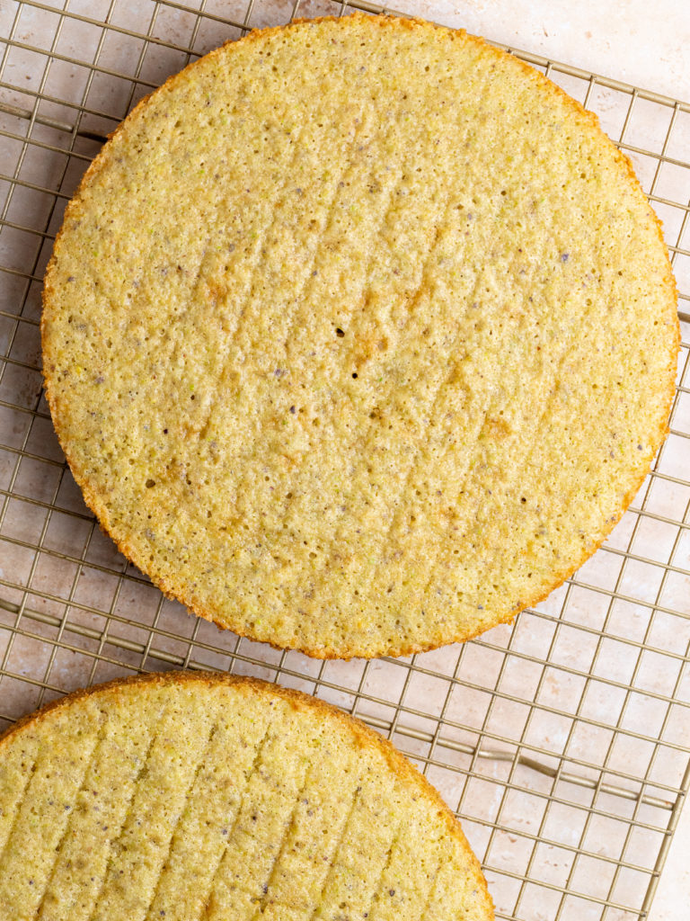 Raspberry Pistachio Cake - Julie Marie Eats