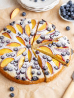 Peach Blueberry Cake - Julie Marie Eats