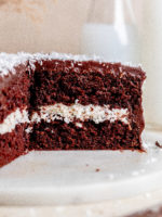 Chocolate Coconut Layer Cake - Julie Marie Eats