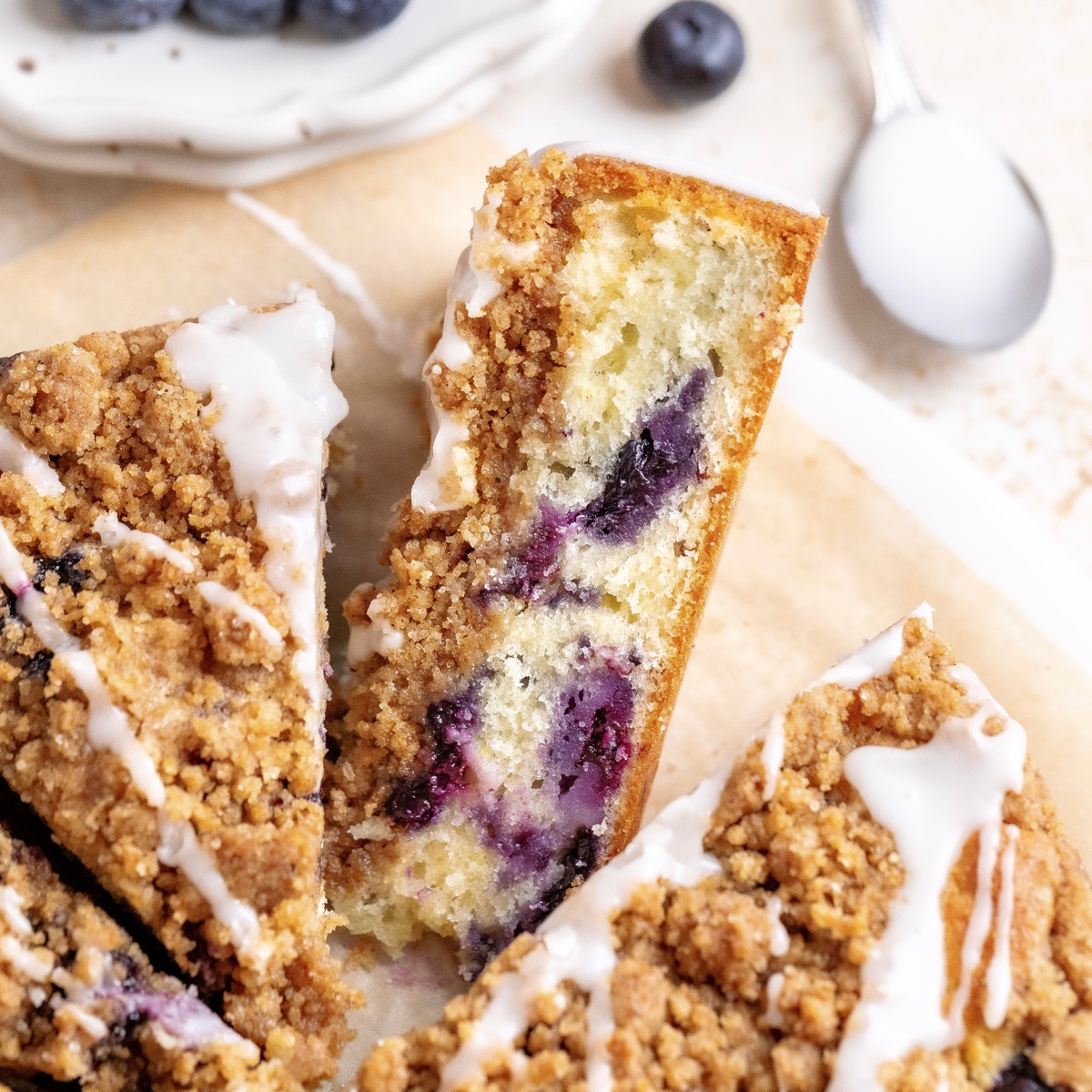 Blueberry Coffee Cake - Julie Marie Eats