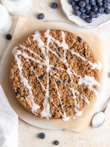 Blueberry Coffee Cake - Julie Marie Eats