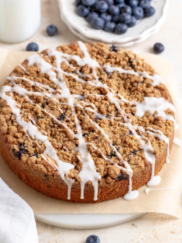 Blueberry Coffee Cake - Julie Marie Eats