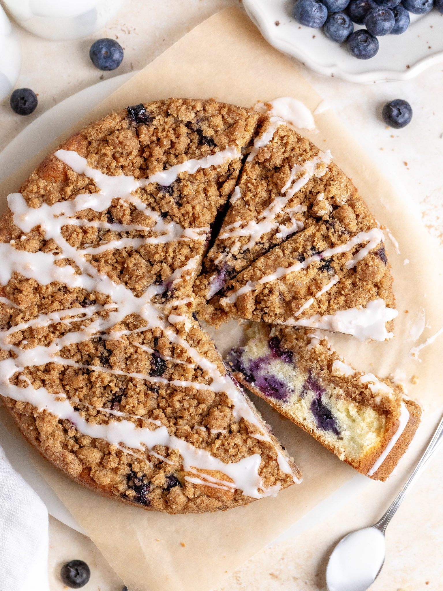 Blueberry Coffee Cake - Julie Marie Eats