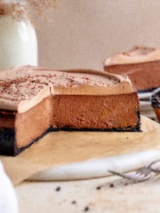 Chocolate Cheesecake - Julie Marie Eats