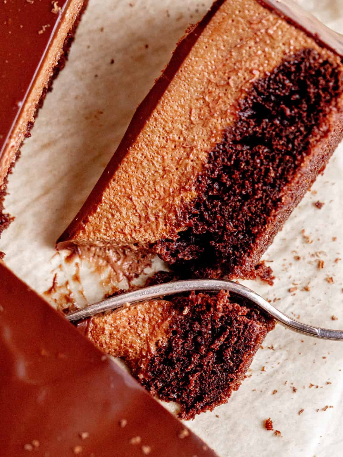 Chocolate Mousse Cake - Julie Marie Eats