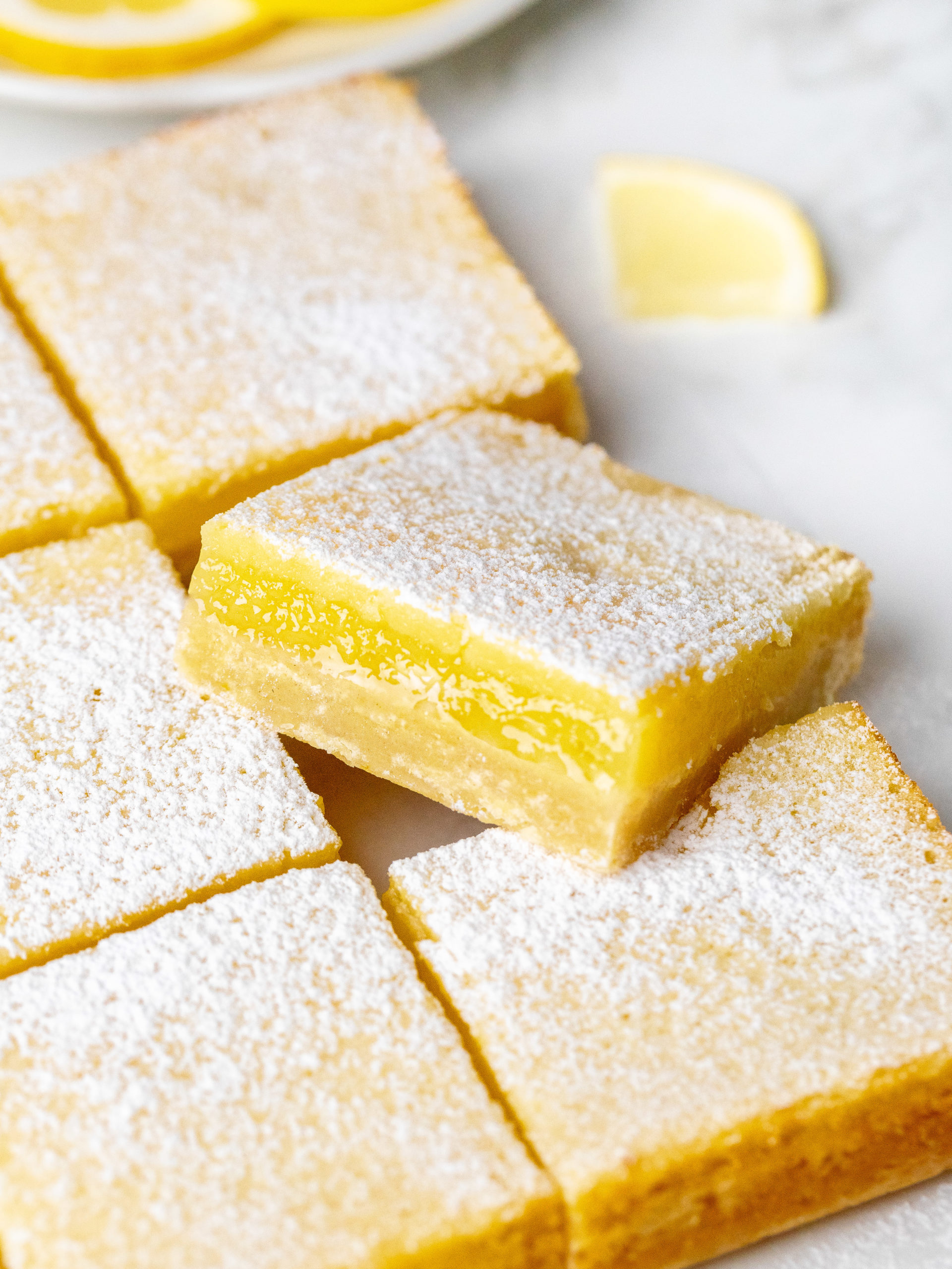 Et stykke citronkage