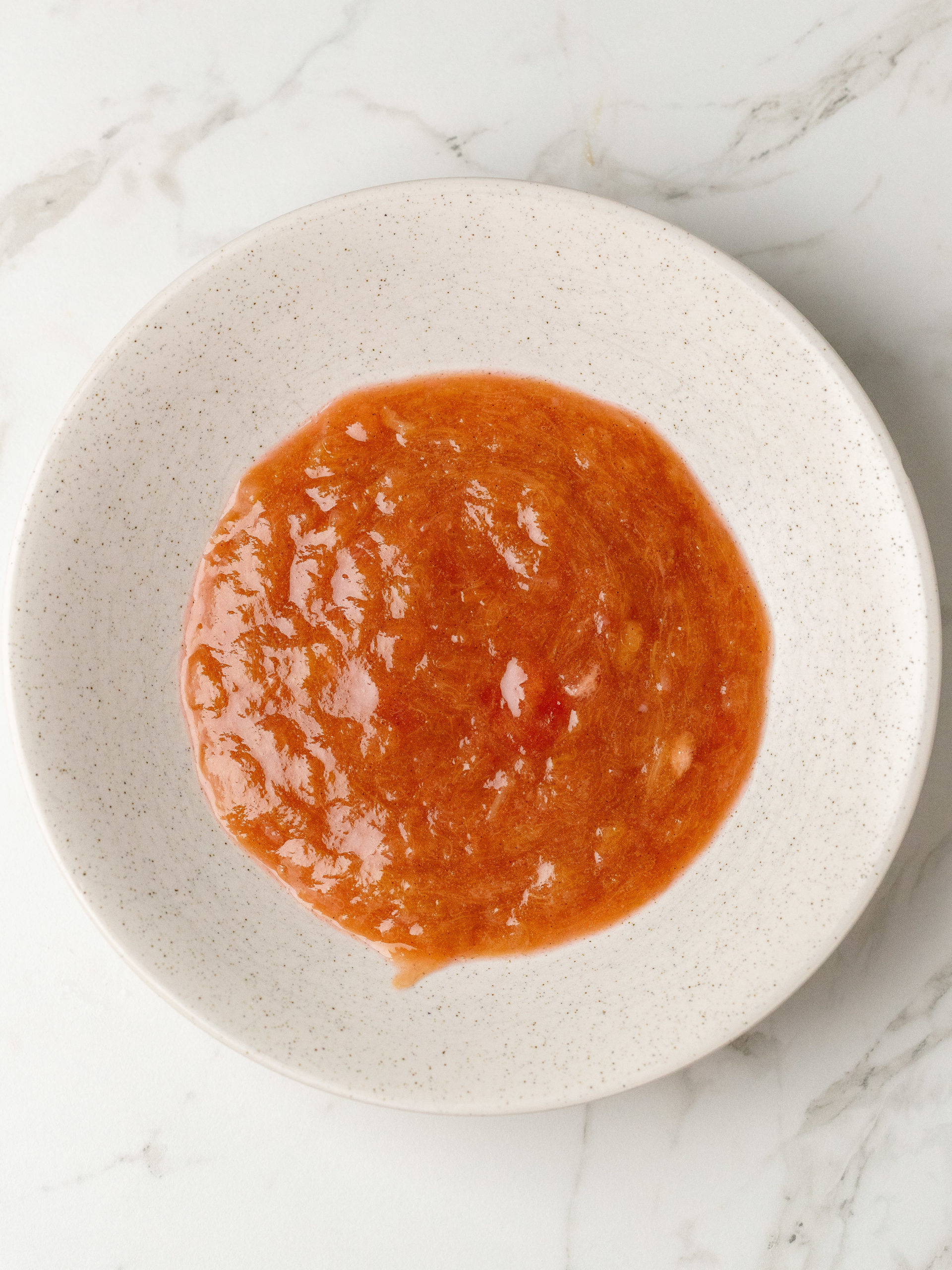 Den færdige rabarberkompot.